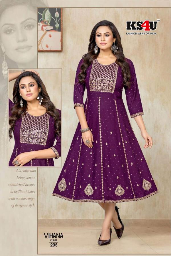 Ks4u Vihana Vol 2 Fancy Designer Exclusive Kurti Collecttion